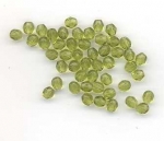 Facettenperlen firepolish, olivine